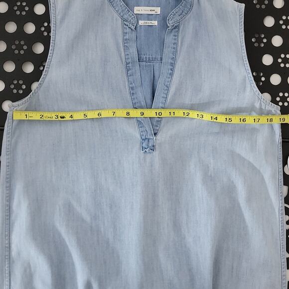 Rag and Bone Jean chambray sleeveless dress M - Picture 9 of 9